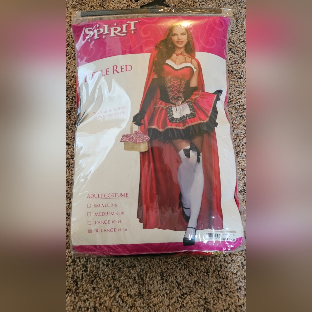 Little Red Riding Hood Costume-XL